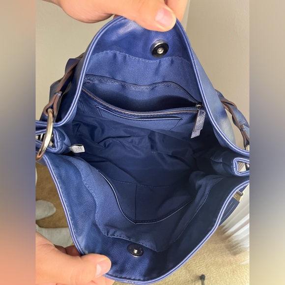 Liz Claiborne Blue Shoulder Bag - Picture 12 of 12